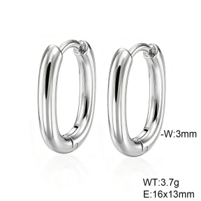 6E2007541aajh-G038  316 SS  Stainless Steel Earrings