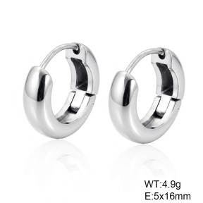 6E2007543bbln-G038  316 SS,Handmade Polished  Stainless Steel Earrings