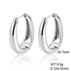 6E2007545bbln-G038  316 SS,Handmade Polished  Stainless Steel Earrings