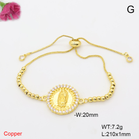 F6B407139ablb-L017  Fashion Copper Bracelet