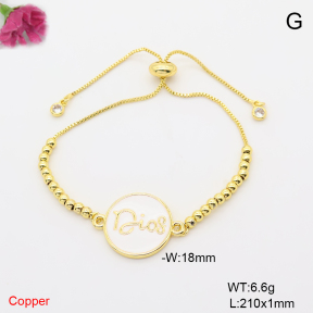 F6B407140ablb-L017  Fashion Copper Bracelet