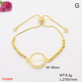 F6B407141ablb-L017  Fashion Copper Bracelet