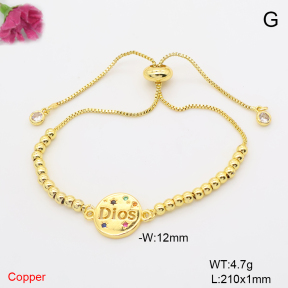 F6B407145ablb-L017  Fashion Copper Bracelet