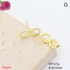 F6E200940baka-L017  Fashion Copper Earrings