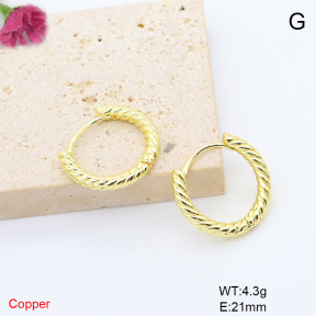 F6E200943baka-L017  Fashion Copper Earrings