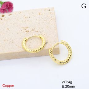 F6E200944baka-L017  Fashion Copper Earrings