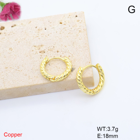 F6E200945baka-L017  Fashion Copper Earrings