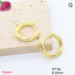F6E200946baka-L017  Fashion Copper Earrings