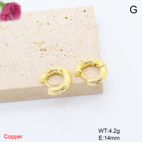 F6E200948baka-L017  Fashion Copper Earrings