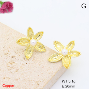 F6E302184baka-L017  Fashion Copper Earrings