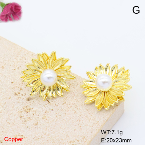 F6E302186baka-L017  Fashion Copper Earrings