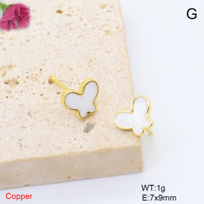 F6E302188baka-L017  Fashion Copper Earrings