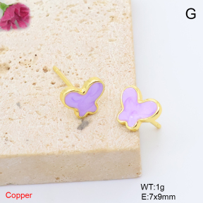 F6E302191baka-L017  Fashion Copper Earrings