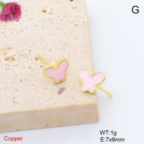 F6E302192baka-L017  Fashion Copper Earrings