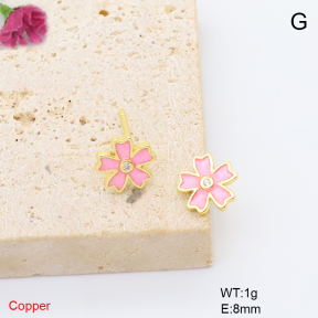 F6E302197baka-L017  Fashion Copper Earrings