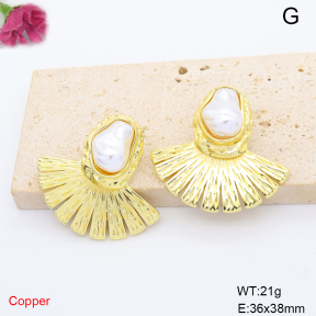 F6E302200bbov-L017  Fashion Copper Earrings