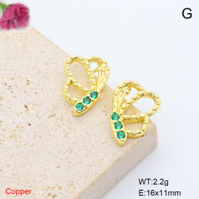 F6E405941baka-L017  Fashion Copper Earrings