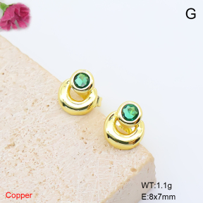 F6E405942baka-L017  Fashion Copper Earrings