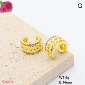F6E405945ablb-L017  Fashion Copper Earrings