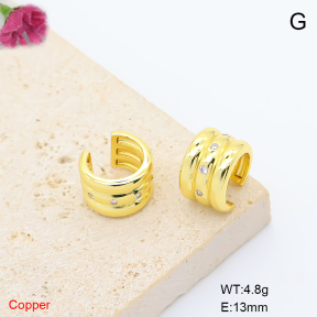 F6E405946ablb-L017  Fashion Copper Earrings