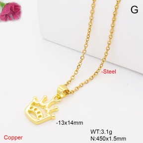 F6N201422vaia-L017  Fashion Copper Necklace