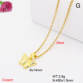 F6N201425aahl-L017  Fashion Copper Necklace