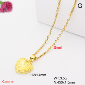 F6N201428aahl-L017  Fashion Copper Necklace
