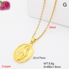 F6N201433vaia-L017  Fashion Copper Necklace