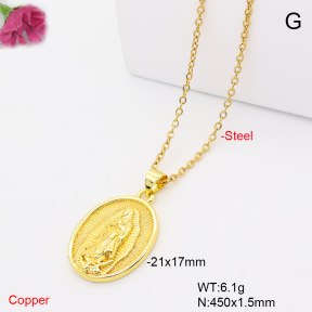 F6N201434vaia-L017  Fashion Copper Necklace