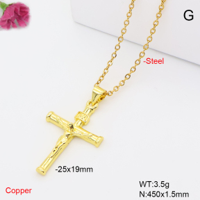 F6N201482avja-L017  Fashion Copper Necklace