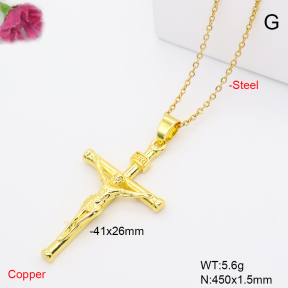 F6N201486avja-L017  Fashion Copper Necklace