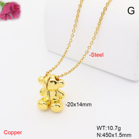 F6N201487ablb-L017  Fashion Copper Necklace