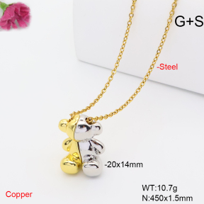 F6N201488ablb-L017  Fashion Copper Necklace