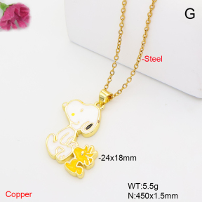 F6N302061vail-L017  Fashion Copper Necklace