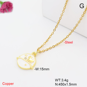 F6N302063vail-L017  Fashion Copper Necklace