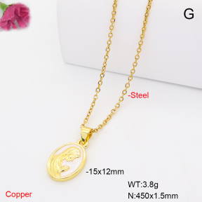F6N302067vail-L017  Fashion Copper Necklace