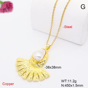 F6N302069baka-L017  Fashion Copper Necklace