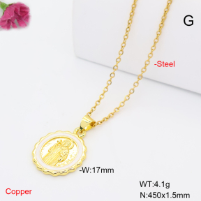 F6N302071vail-L017  Fashion Copper Necklace
