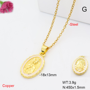 F6N302072vail-L017  Fashion Copper Necklace