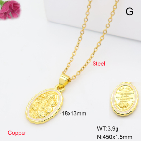 F6N302073vail-L017  Fashion Copper Necklace