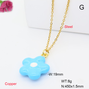 F6N302076avja-L017  Fashion Copper Necklace