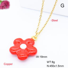 F6N302077avja-L017  Fashion Copper Necklace