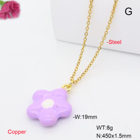 F6N302078avja-L017  Fashion Copper Necklace