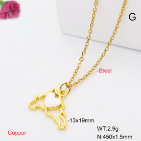 F6N302083vaia-L017  Fashion Copper Necklace