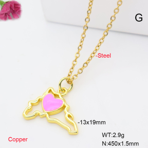 F6N302085vaia-L017  Fashion Copper Necklace