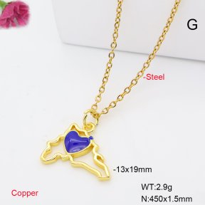 F6N302086vaia-L017  Fashion Copper Necklace