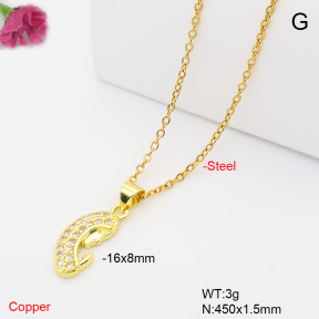 F6N409875vail-L017  Fashion Copper Necklace