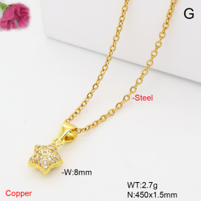 F6N409879vail-L017  Fashion Copper Necklace