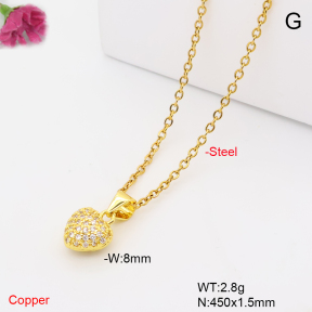 F6N409880vail-L017  Fashion Copper Necklace
