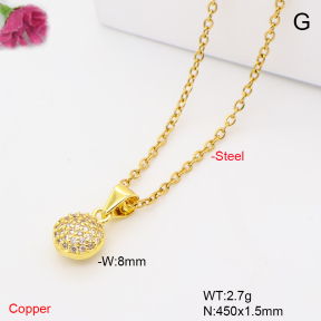 F6N409881vail-L017  Fashion Copper Necklace